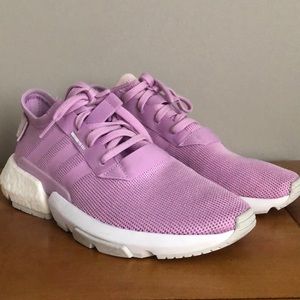 Lavender Adidas Athletic Shoes